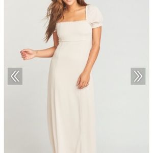 Mumu Brittany Maxi Dress - Show Me the Ring Crisp